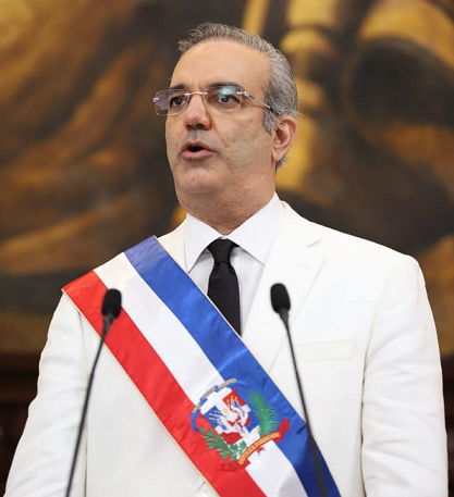 Luis Abinader, presidente de la República
