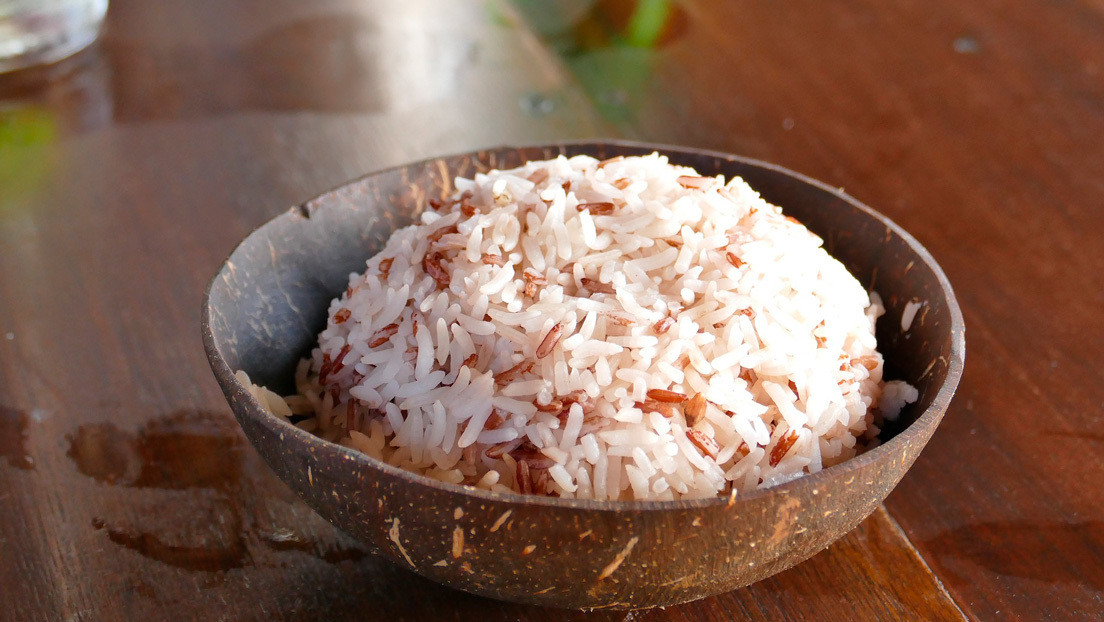 Tasa con arroz