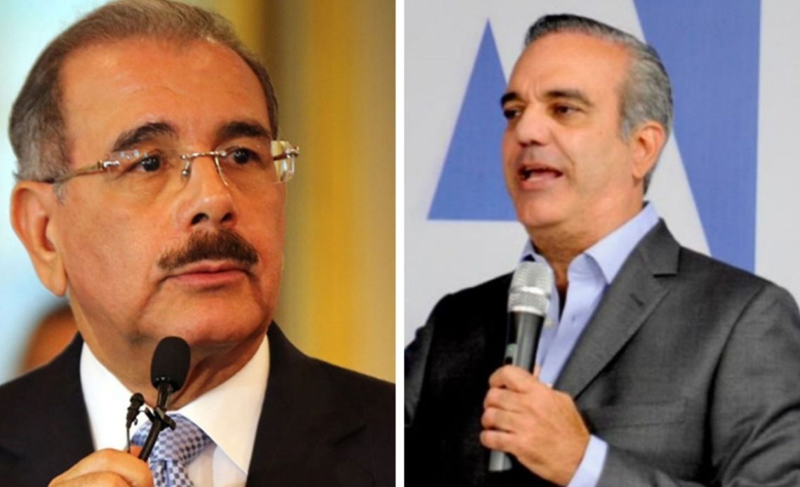 Danilo Medina y Luis Abinader.
