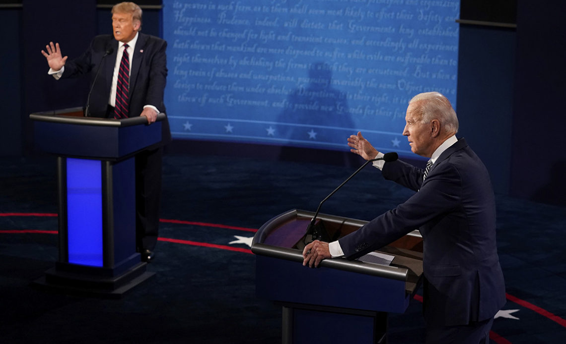 Primer debate entre Trump y Biden