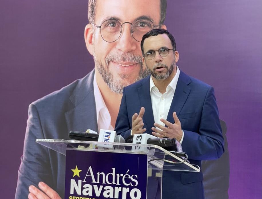 Andrés Navarro, miembro del Comité Político del PLD.