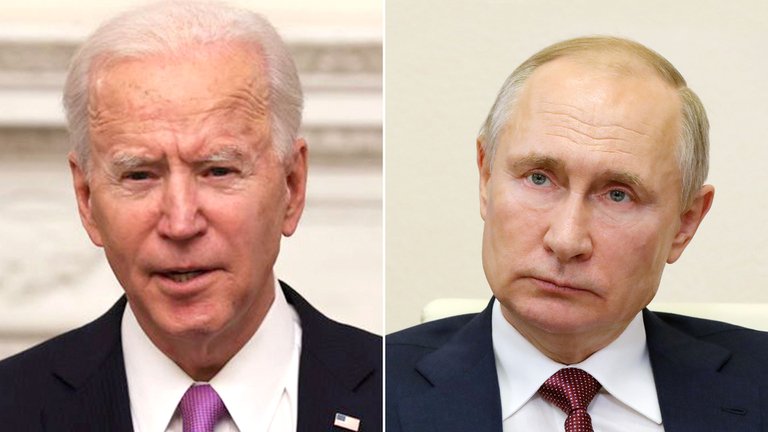 Biden y Putin.