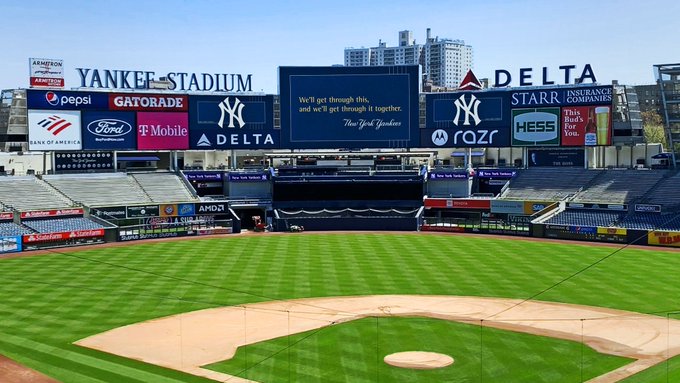 Imagen del Yankee Stadium vacío