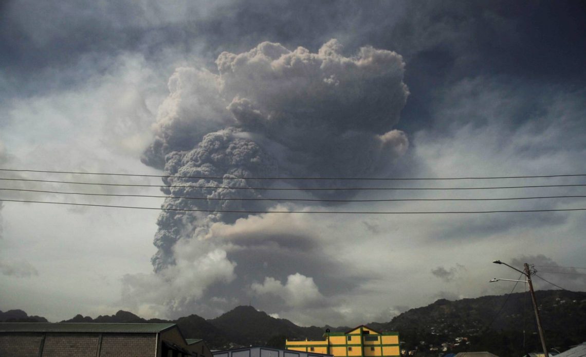 Cenizas volcán.