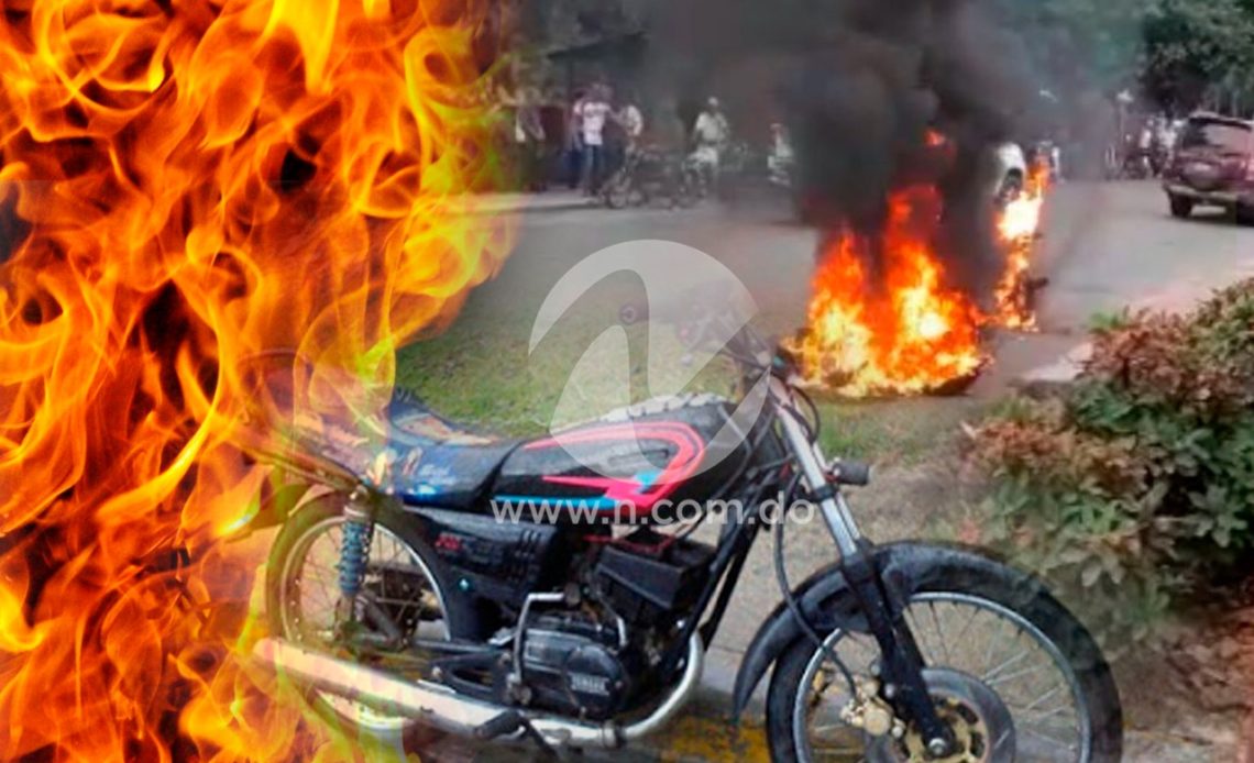 Motocicletas quemadas