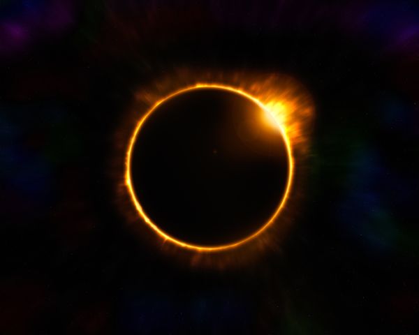 eclipse lunar anillo de fuego