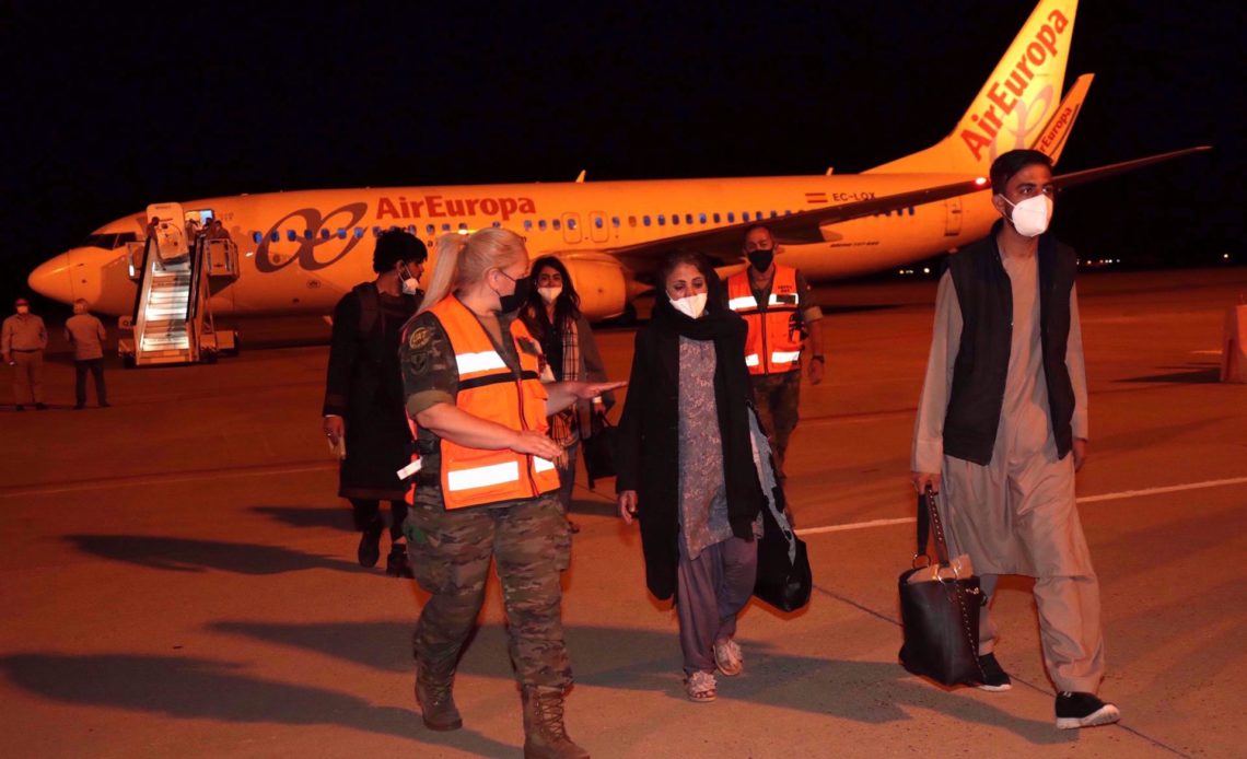 Llega el tercer avión español con 110 evacuados de Afganistán