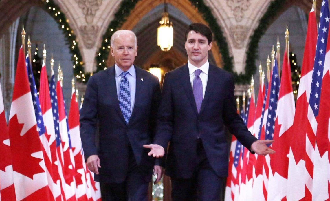 Biden felicita a Trudeau por su reelección