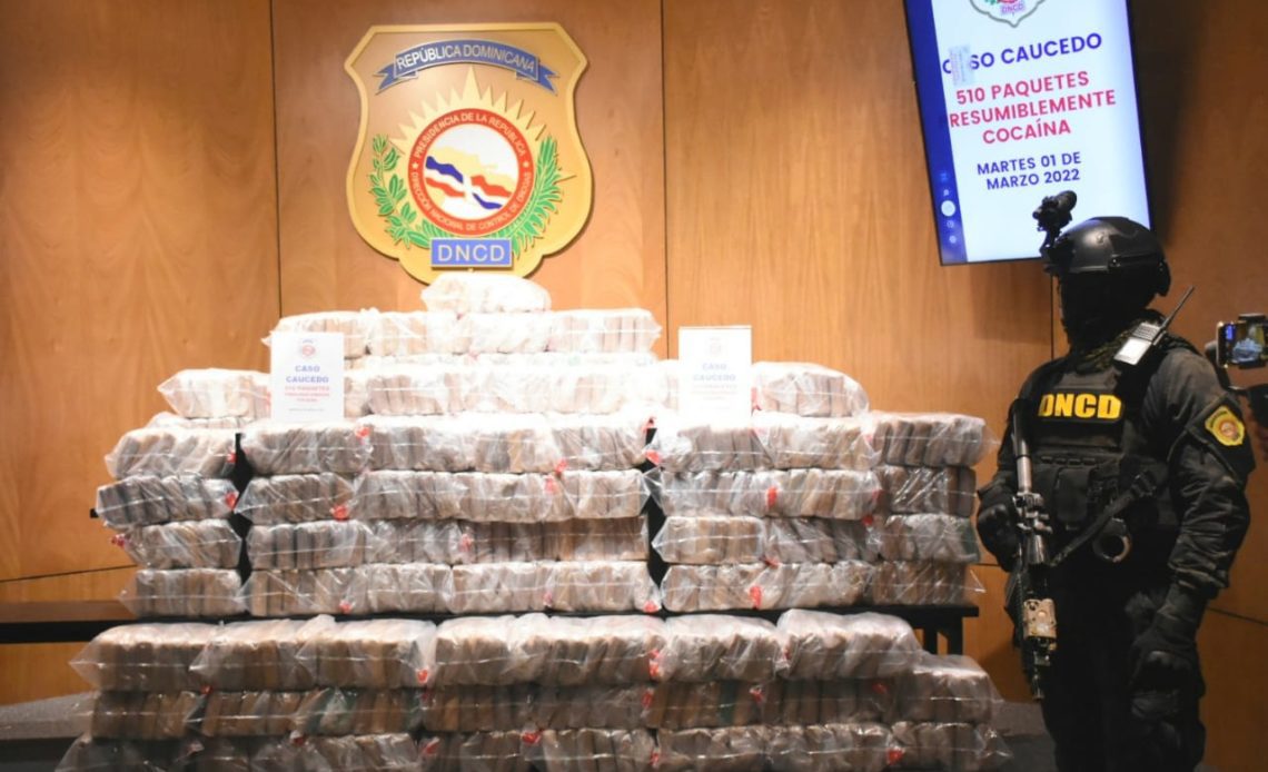 Decomisan 510 paquetes de posible cocaína en puerto Multimodal Caucedo