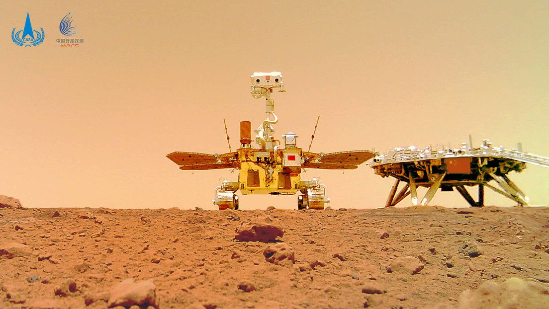 El róver chino halla rocas con marcas de erosión en Marte
