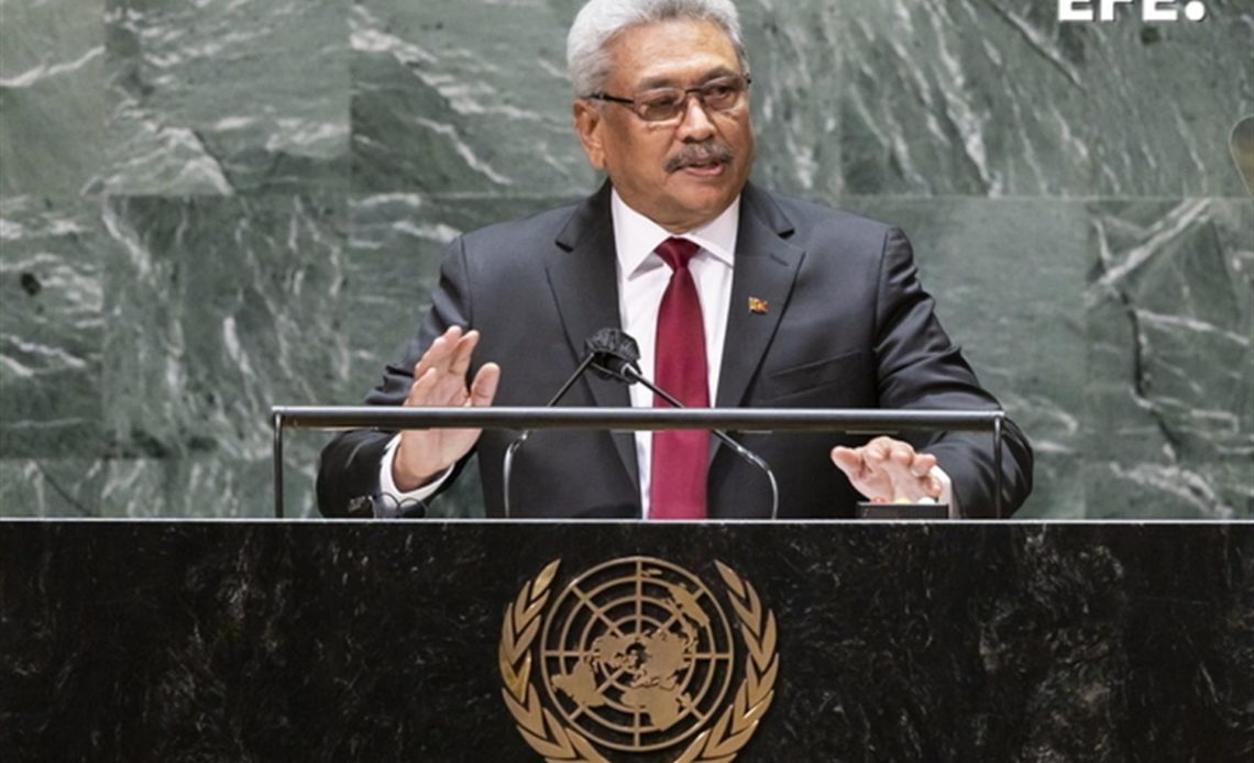 El portavoz del Parlamento anuncia la dimisión del presidente de Sri Lanka