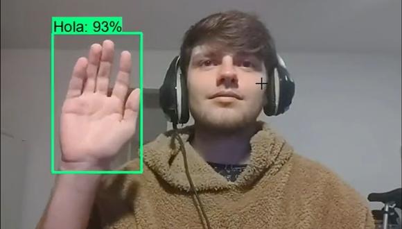 Estudiante crea sistema con inteligencia artificial que interpreta el lenguaje de señas