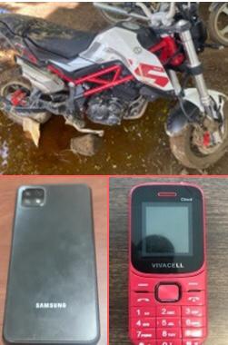 PN recupera motocicletas y celulares robados e Esperanza, Mao y Dajabón