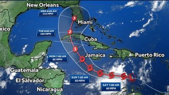 Vigilan huracán para las Islas Caimán por depresión tropical número 9