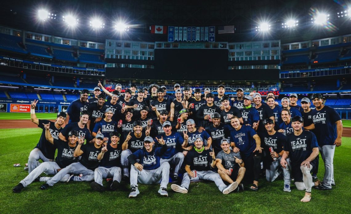 Yankees ganan su 20mo campeonato divisional; empataron segunda mayor cantidad con Dodgers