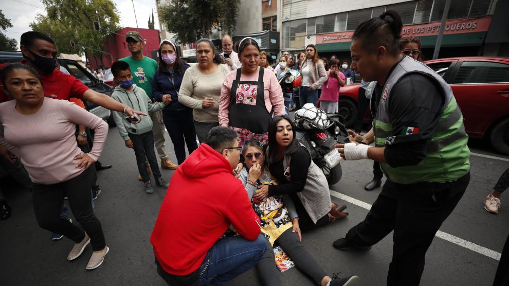 Se elevan a dos los muertos y tres heridos tras sismo de 6.9 en México