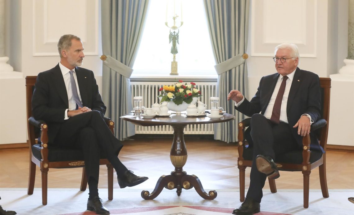 Felipe VI y el presidente alemán lanzan mensaje de unidad en apoyo a Ucrania
