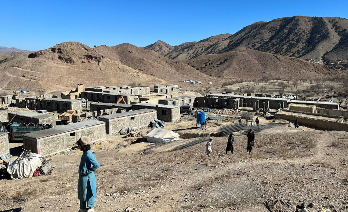ACNUR inaugura cientos de casas para las víctimas del terremoto de Afganistán