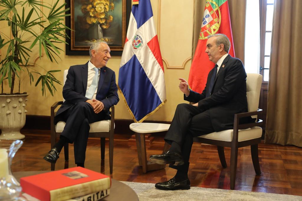 Abinader solicita a presidente de Portugal eliminar el visado schengen