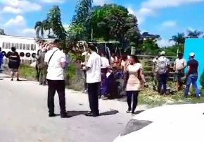 Se registra accidente en carretera La Otra Banda de Higüey