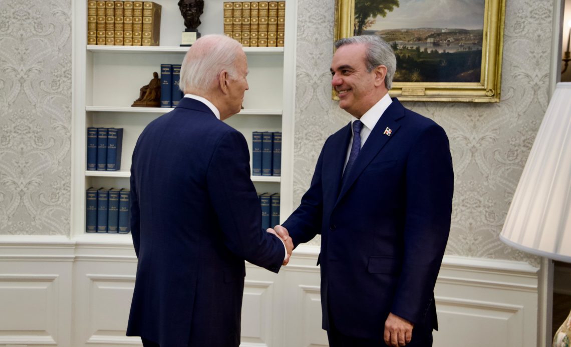 Inicia reunión de los presidentes Joe Biden y Luis Abinader