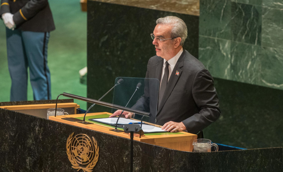 Abinader dice ante la ONU que "grave situación" en Haití no ha sido atendida con la urgencia que amerita