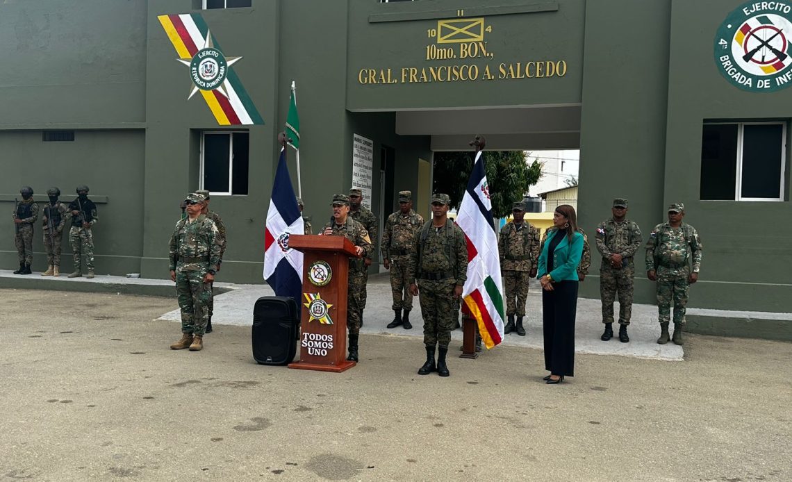 Nombran nuevo comandante del décimo batallón del Ejército en Dajabón