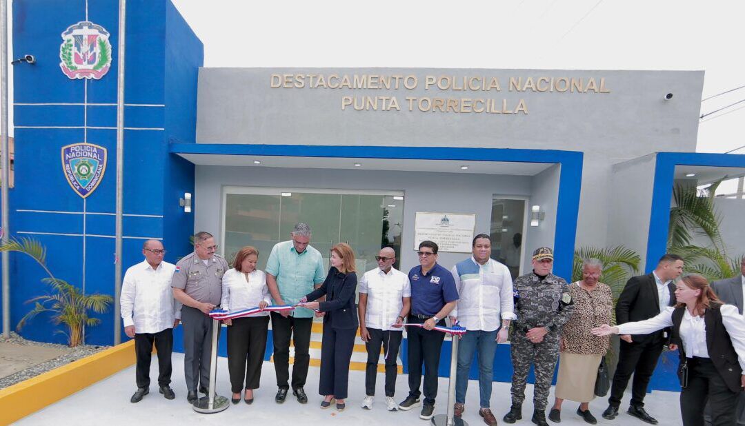 Comunidad de Maquiteria recibe remozado destacamento policial