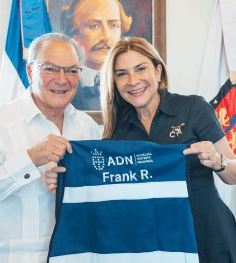 Frank Rainieri y Carolina Mejía