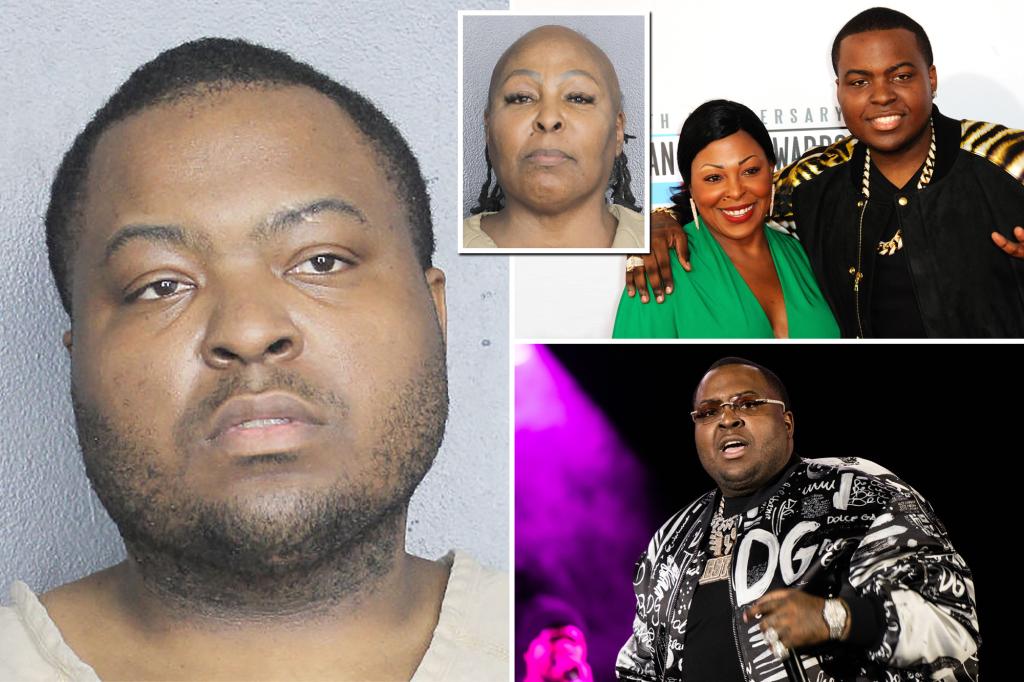 Rapero Sean Kingston y su madre Janice Turner