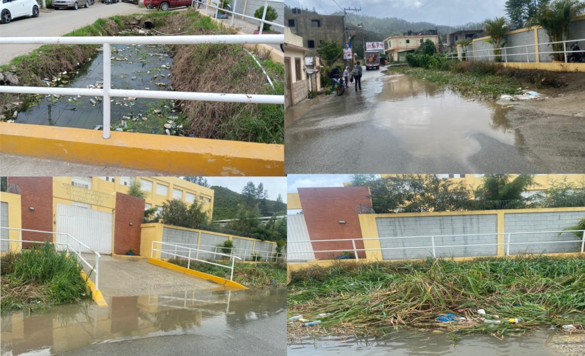 Denuncian cañada interviene paso en escuela de Villa Pinales, en Constanza