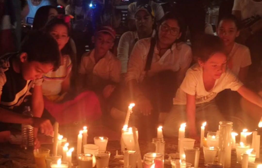 Vigilia Venezolanos en Santiago