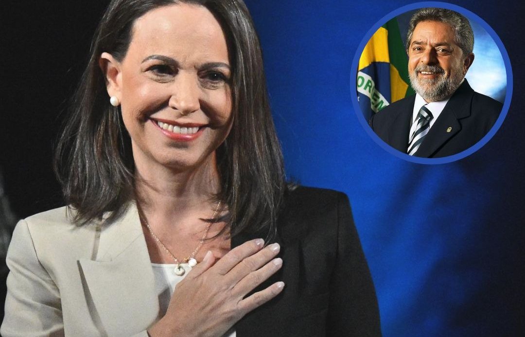 Corina Machado agradece a Lula por su "posición nítida" ante el conflicto en Venezuela