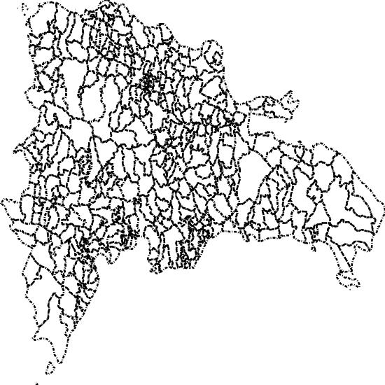Mapa RD en municipios