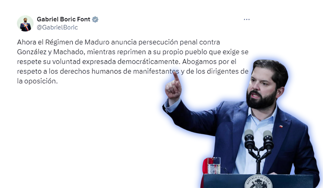 Gabriel Boric sobre Maduro