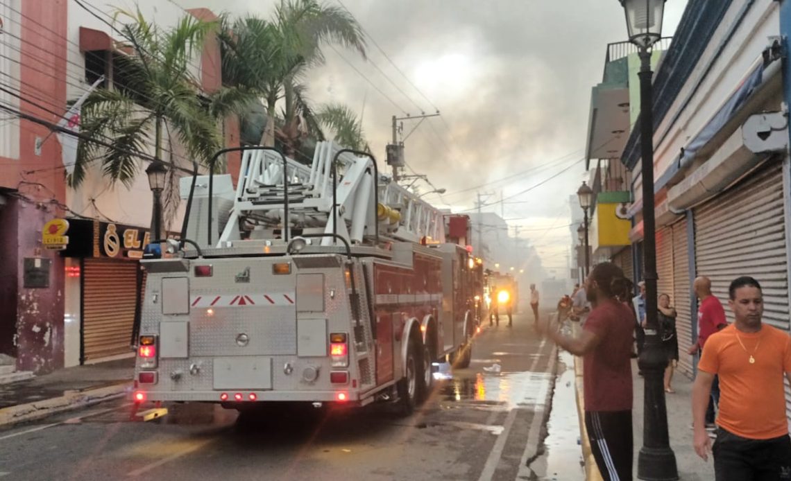 Incendio en Santiago