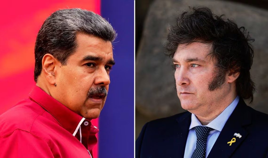 Nicolás Maduro y Javier Milei