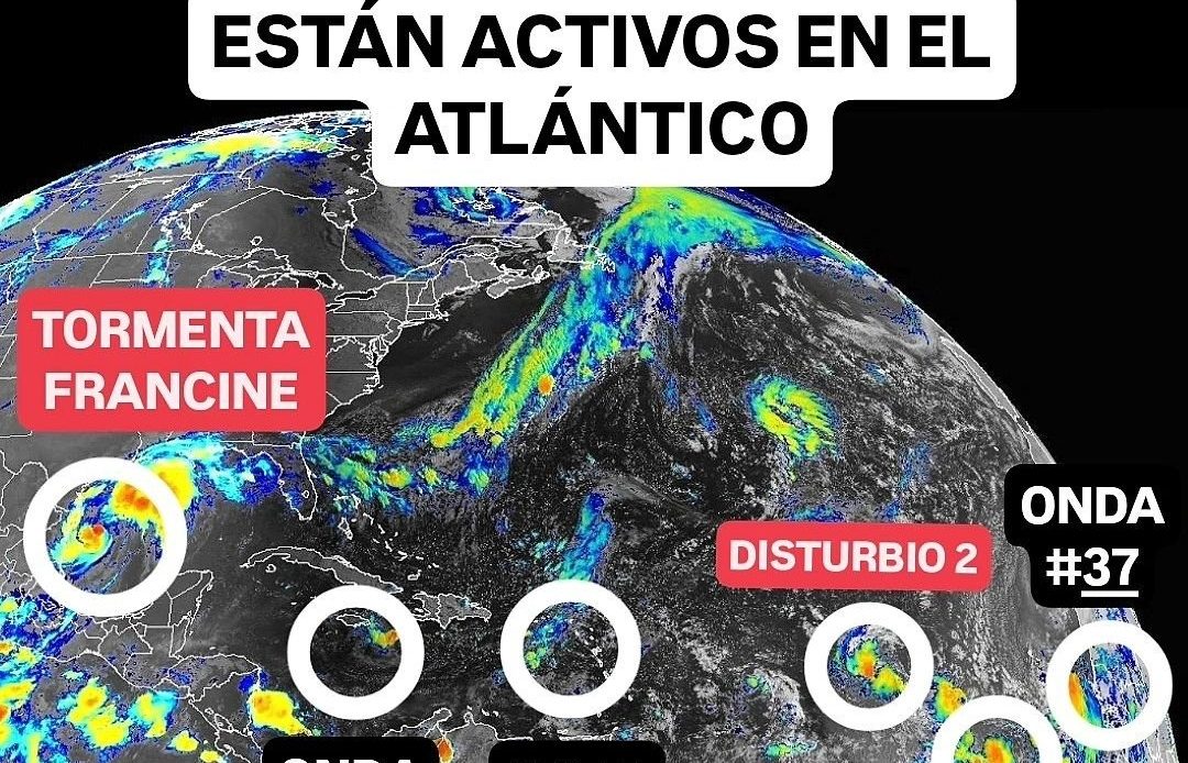 Jean Suriel dice hay seis fénomenos atmosféricos activos en la cuenca atlántica