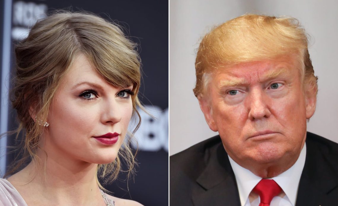 Taylor Swift y Donald Trump