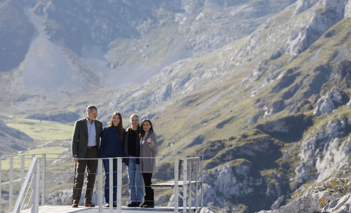 Familia real española en Asturias