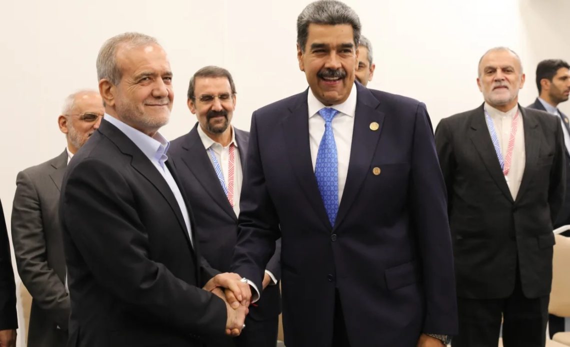 Maduro y su homólogo de Irán