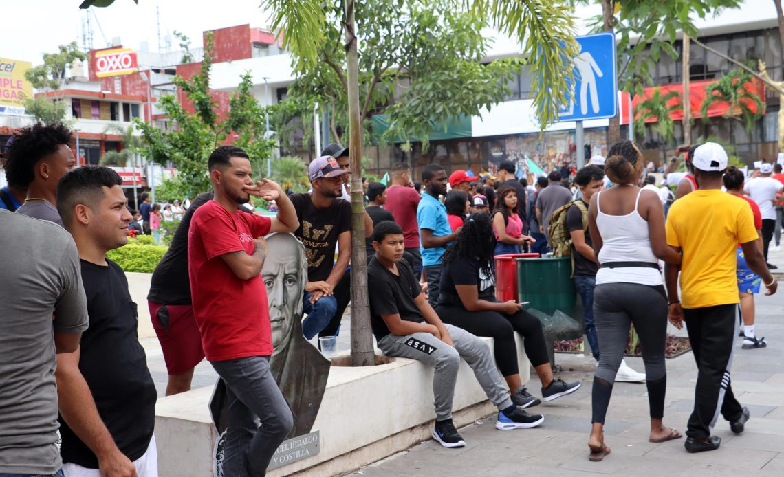 Migrantes en Tapachula