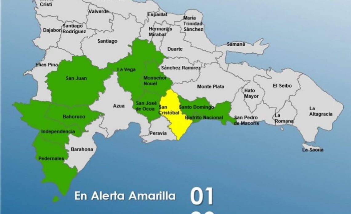 Provincias en alerta