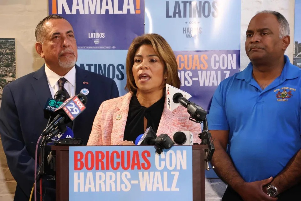 Puertorriqueños que apoyan a Kamala Harris