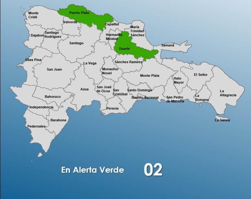 Solo dos provincias permanecen en alerta verde por vaguada