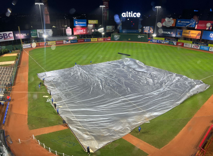 Lluvias tienen en alerta roja el calendario oficial de la Lidom