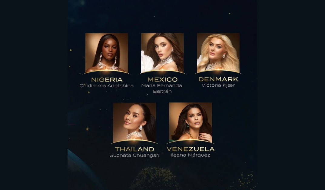 Top 5 Miss Universo