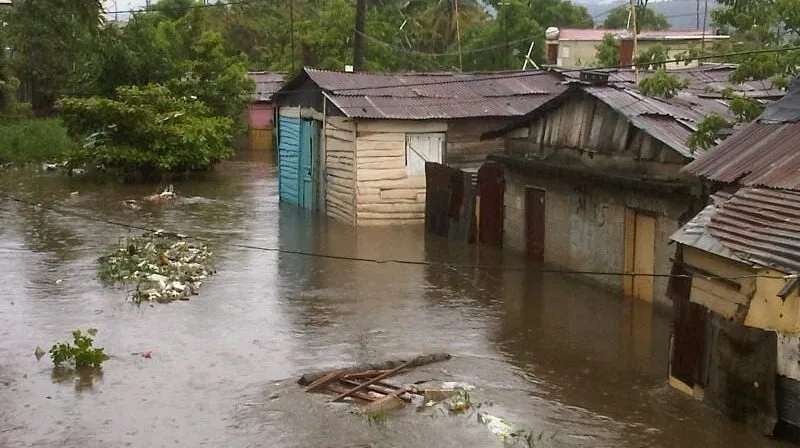 En Valverde, 453 viviendas fueron afectadas por las lluvias; tres de ellas parcialmente destruidas