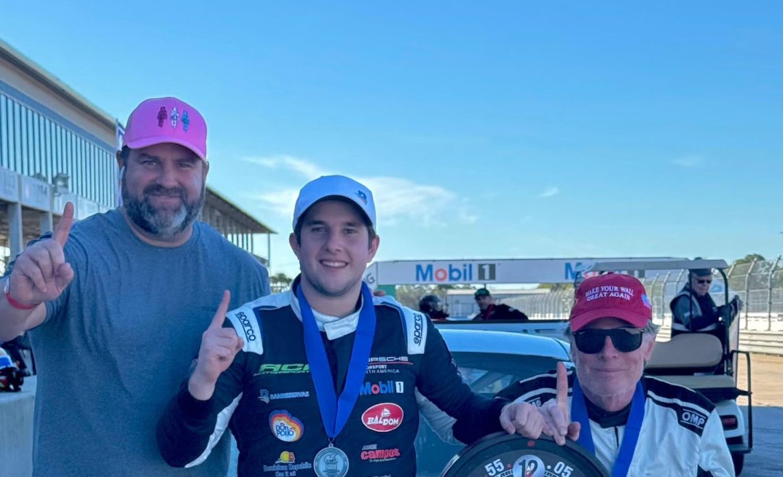 Jimmy Llibre cierra el año en el primer lugar de las Famosas Clásicas 12 horas de Sebring, Florida