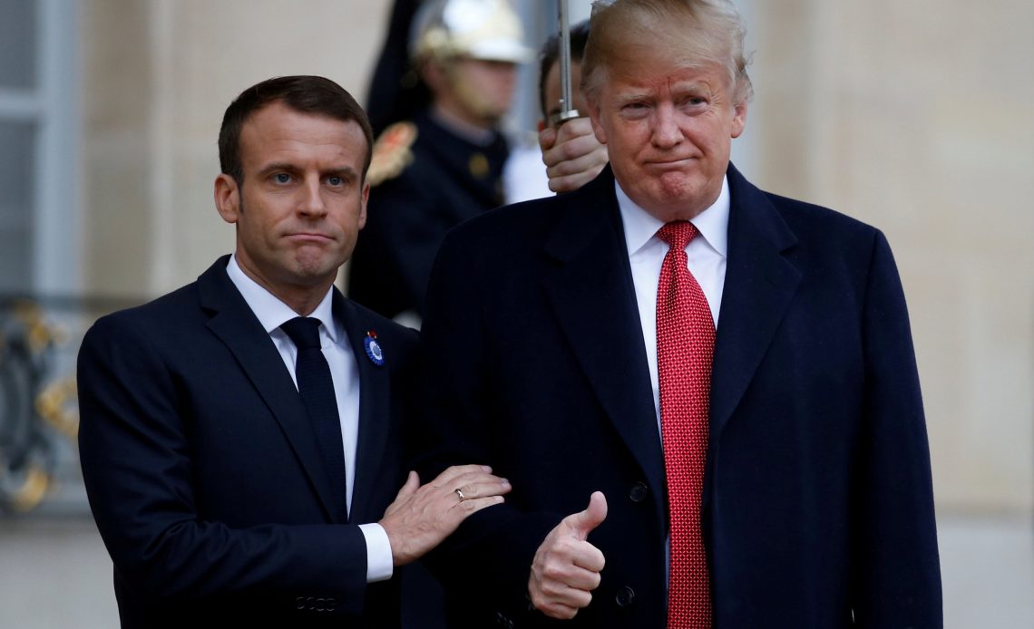 Trump y Macron